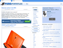 Tablet Screenshot of foroportatiles.com
